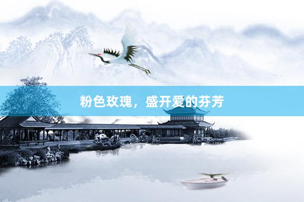 粉色玫瑰，盛开爱的芬芳